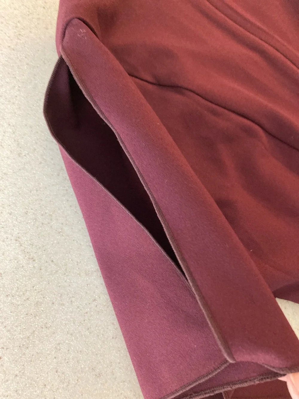 NWT Ann Taylor Wine V-Neck Midi Dress